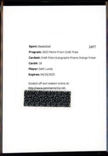 Seth Lundy [Orange Pulsar] #DPA-S
