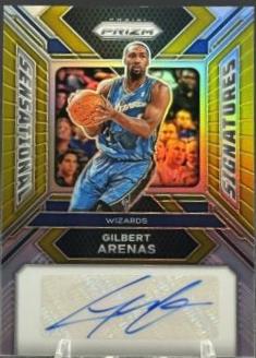 Gilbert Arenas [Gold Prizm] #52