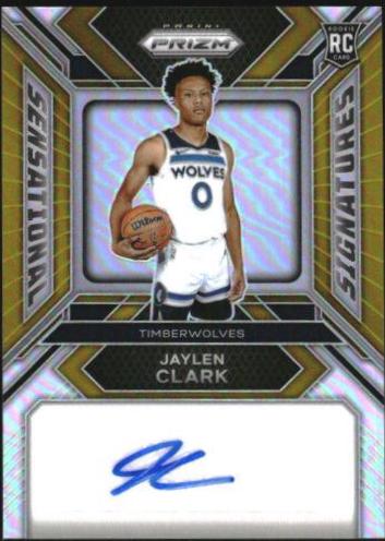 Jaylen Clark [Gold Prizm] #3
