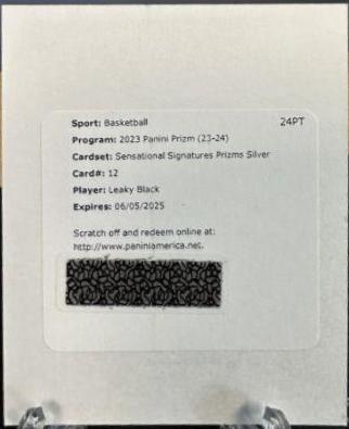 Leaky Black [Red Prizm] #12