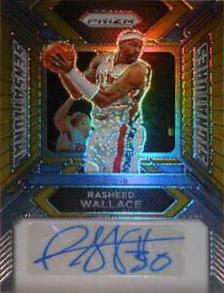 Rasheed Wallace [Gold Prizm] #63