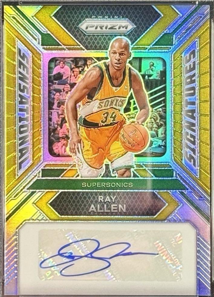 Ray Allen [Gold Prizm] #37