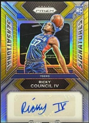 Ricky Council IV [Gold Prizm] #79