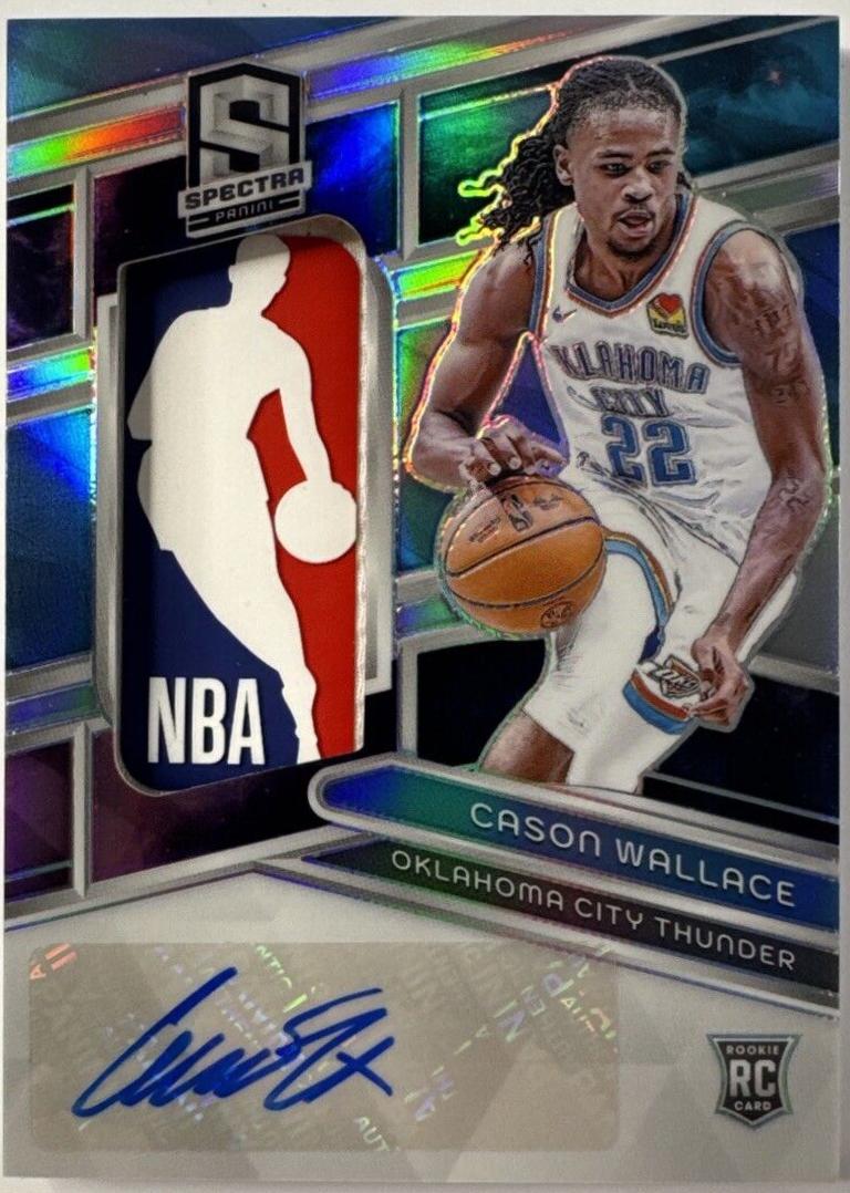 Cason Wallace [Nebula Logoman Jersey Autograph] #227