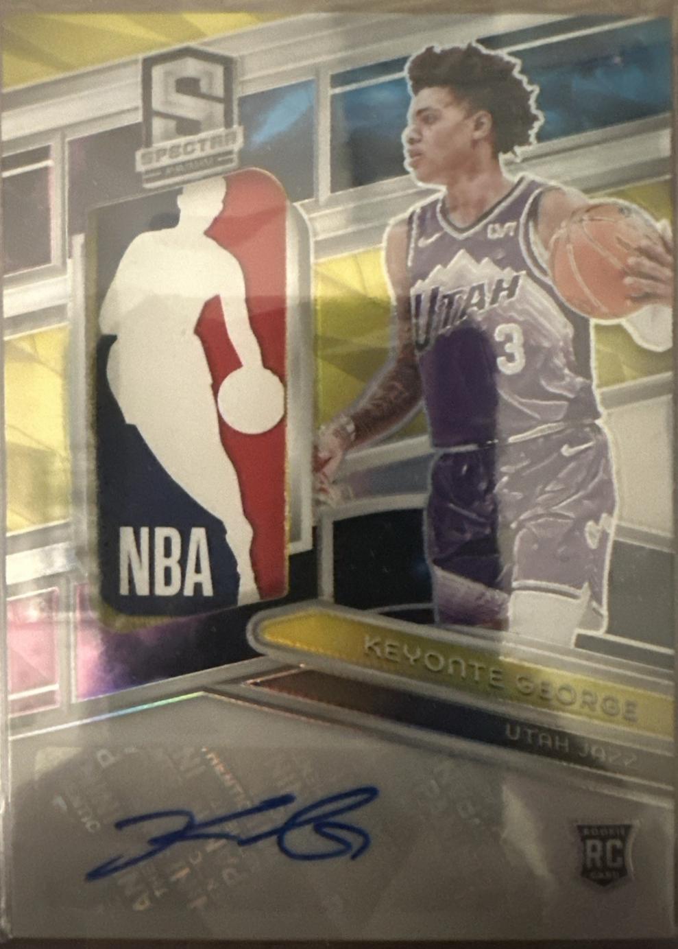 Keyonte George [Nebula Logoman Jersey Autograph] #201