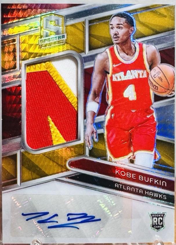 Kobe Bufkin [Gold Wave FOTL Jersey Autograph] #217