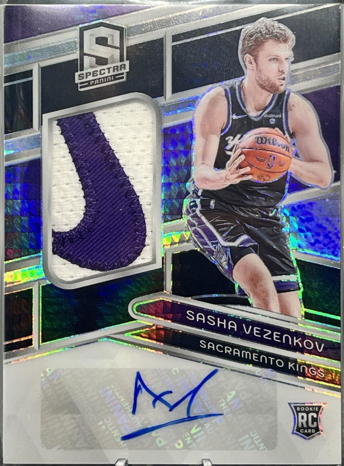 Sasha Vezenkov [Black International Jersey Autograph] #222