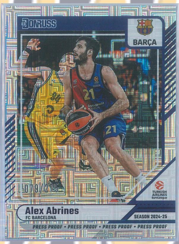 Alex Abrines [Purple Press Proof] #153