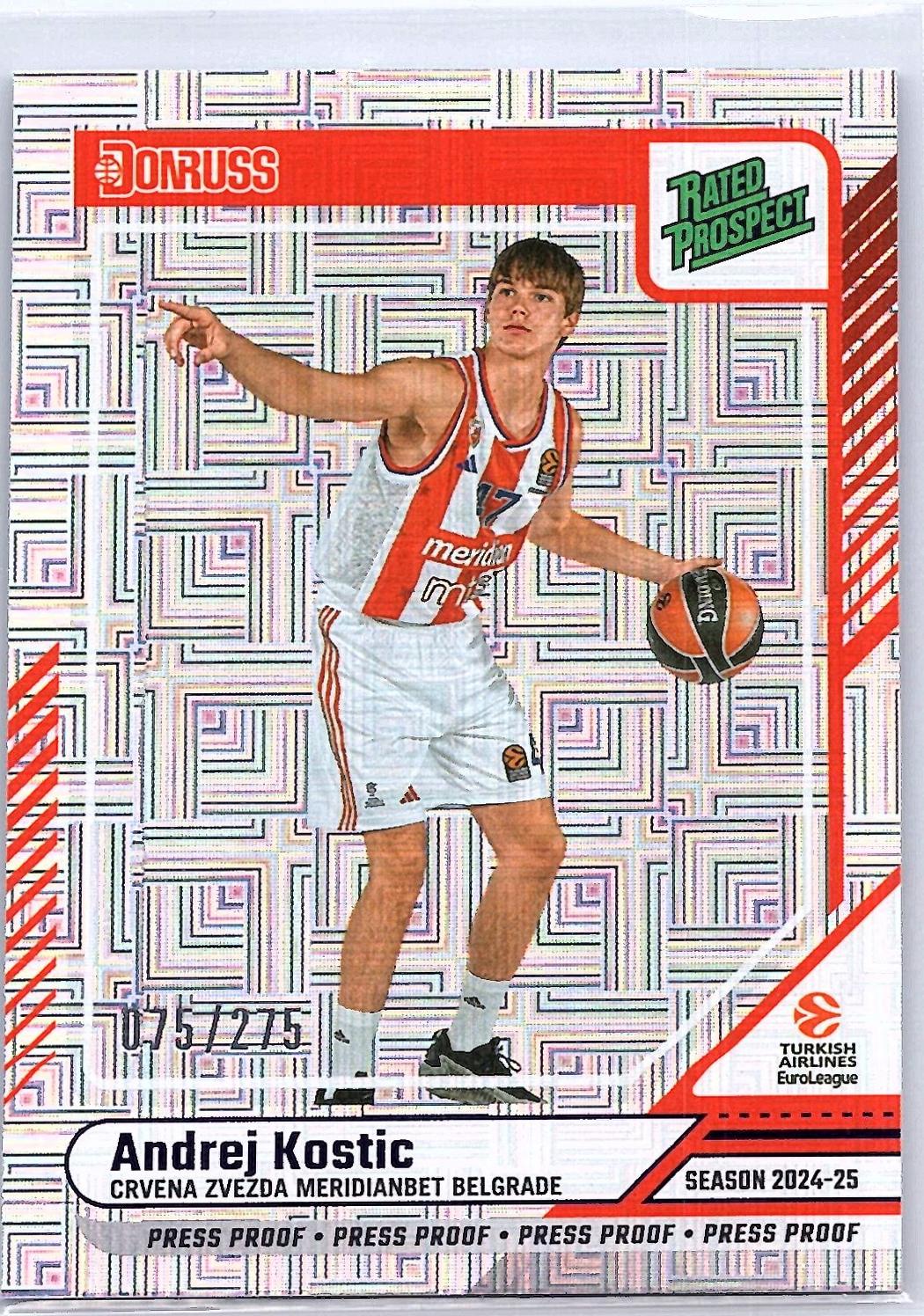Andrej Kostic [Purple Press Proof] #160