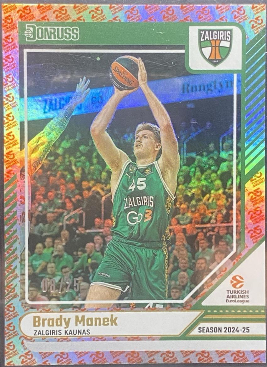 Brady Manek [25th Anniversary Optic] #18