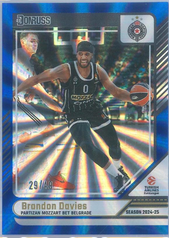 Brandon Davies [Holo Blue Laser] #47