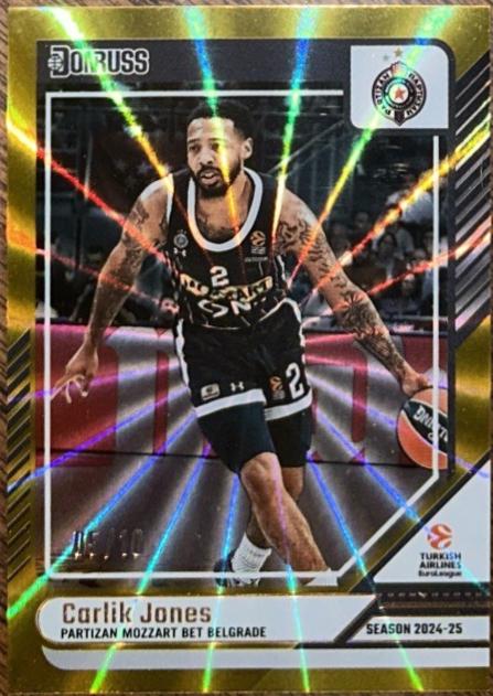 Carlik Jones [Gold Laser] #69