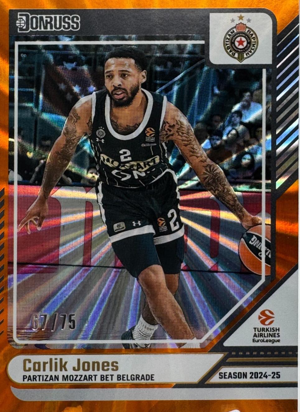 Carlik Jones [Orange Laser] #69