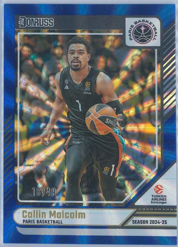 Collin Malcolm [Holo Blue Laser] #100