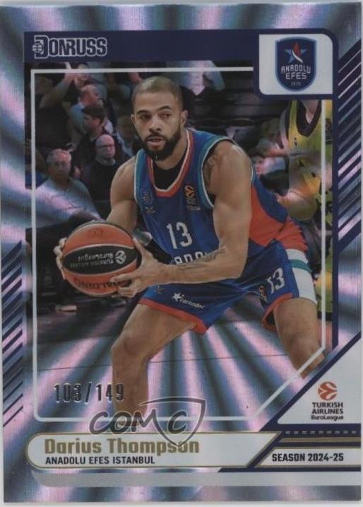 Darius Thompson [Holo Blue Laser] #62