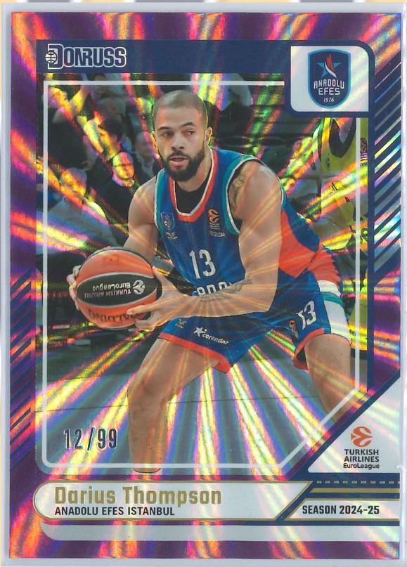 Darius Thompson [Purple Laser] #62