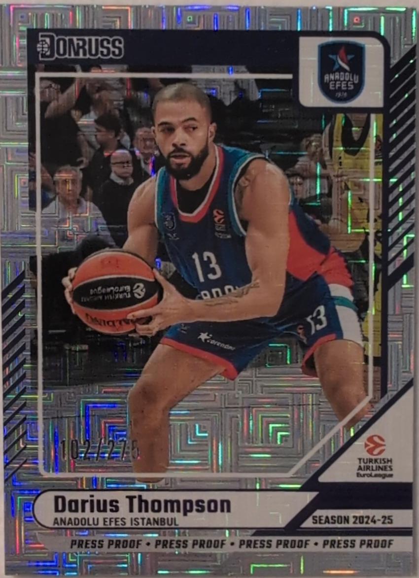 Darius Thompson [Purple Press Proof] #62
