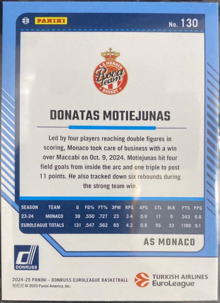 Donatas Motiejunas [Purple Laser] #130