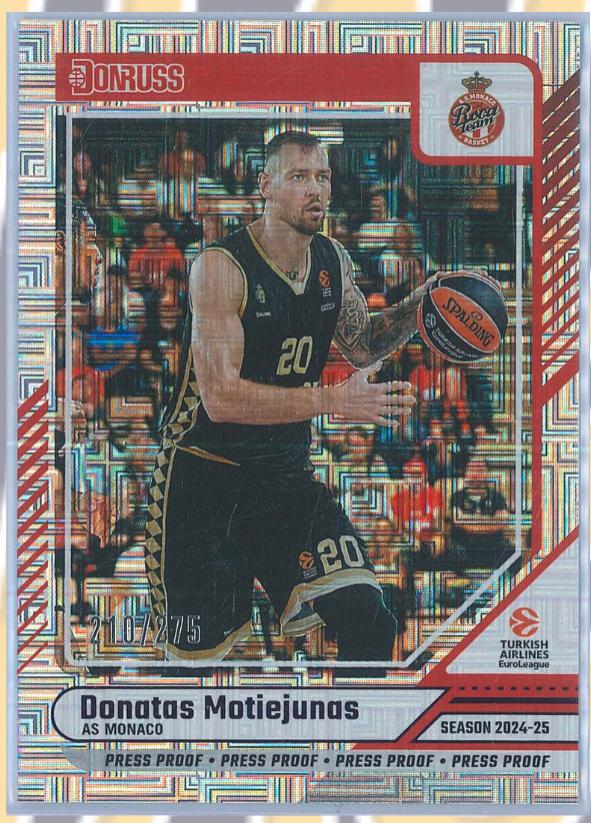 Donatas Motiejunas [Purple Press Proof] #130