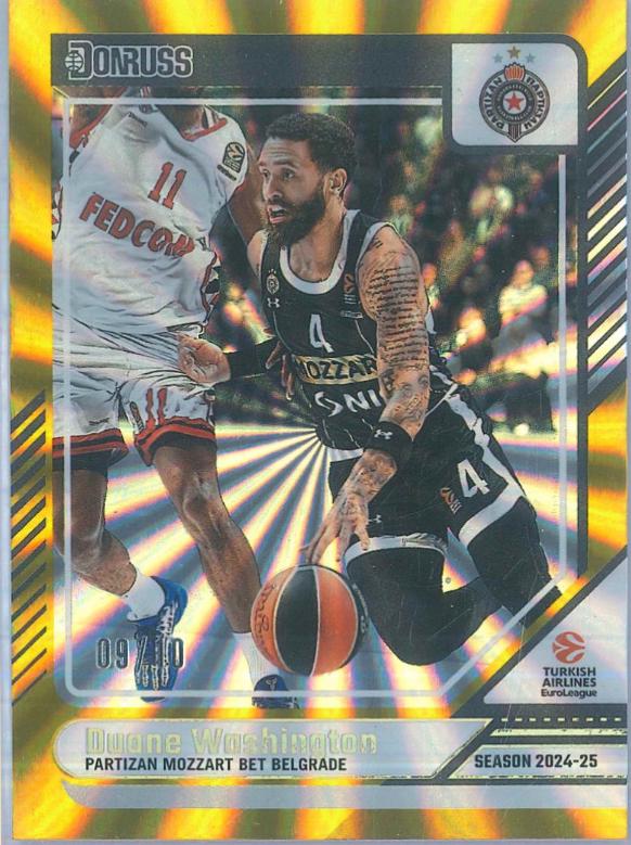 Duane Washington [Gold Laser] #19