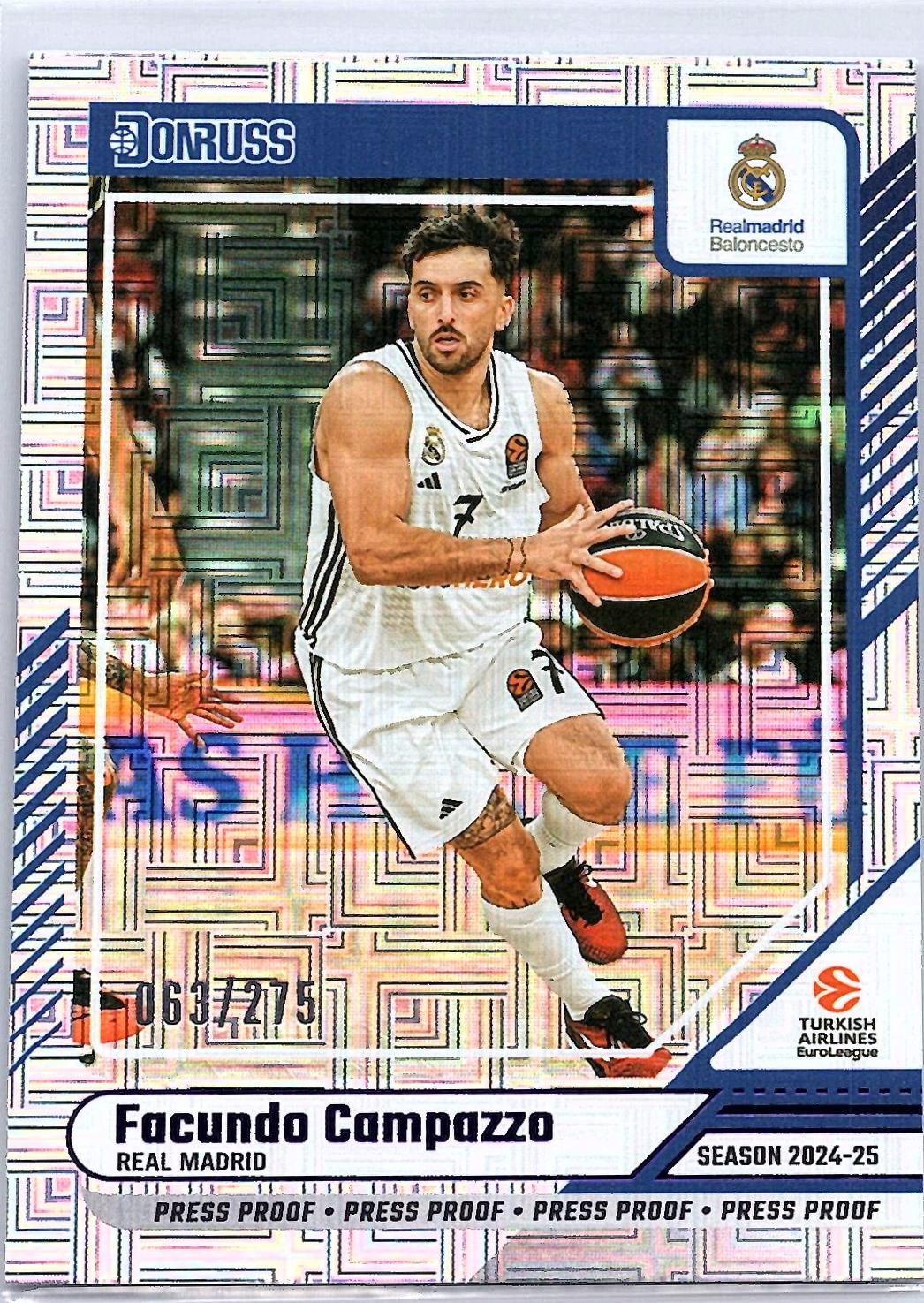 Facundo Campazzo [Purple Press Proof] #72
