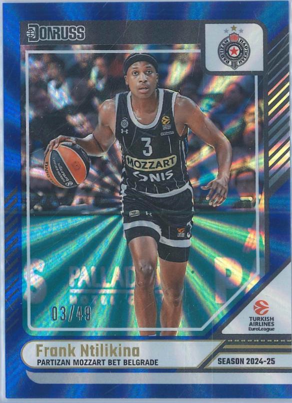 Frank Ntilikina [Holo Blue Laser] #34