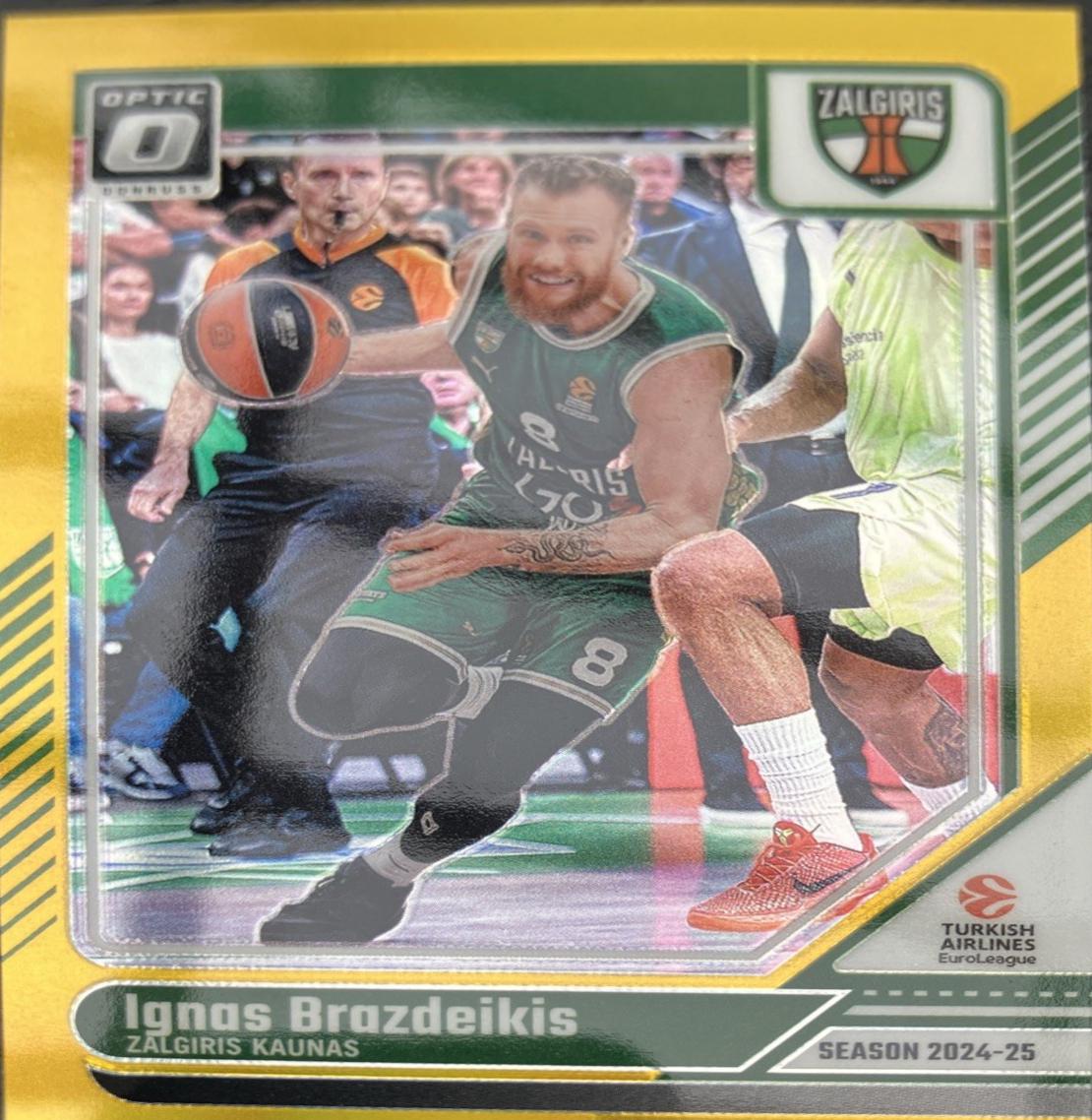 Ignas Brazdeikis [Gold Optic] #114
