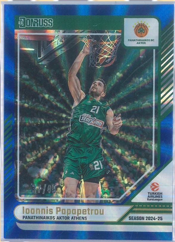 Ioannis Papapetrou [Holo Blue Laser] #51