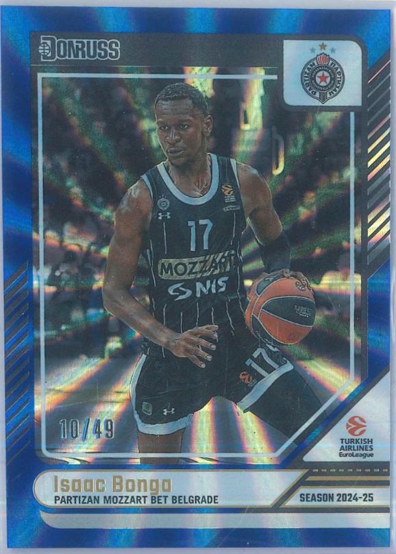Isaac Bonga [Holo Blue Laser] #138