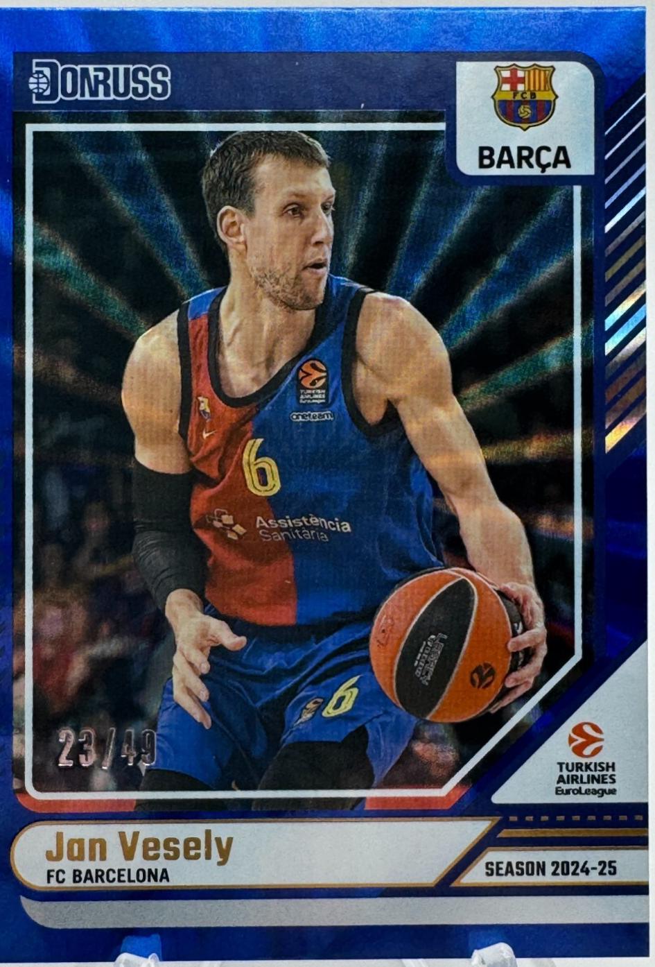 Jan Vesely [Holo Blue Laser] #148