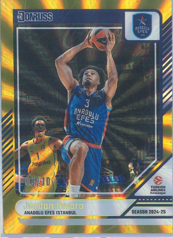 Jordan Nwora [Gold Laser] #50