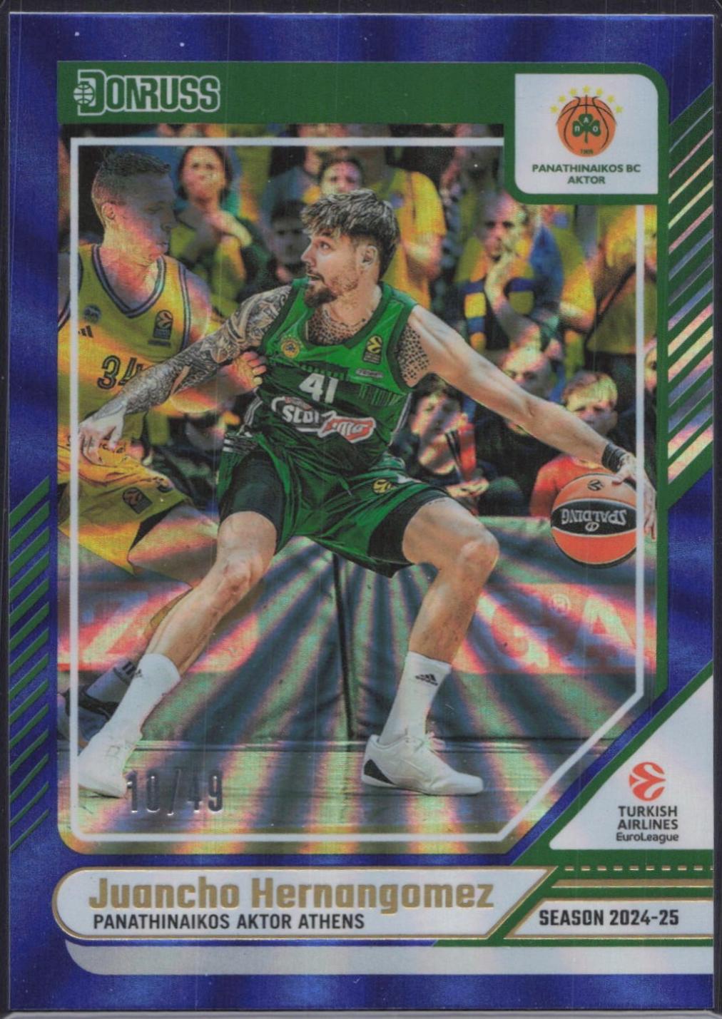 Juancho Hernangomez [Holo Blue Laser] #57