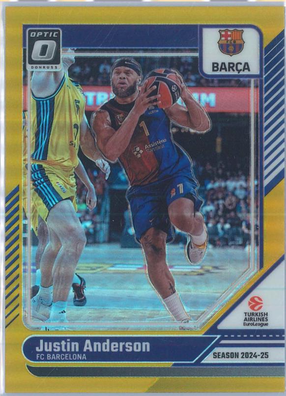 Justin Anderson [Gold Optic] #119