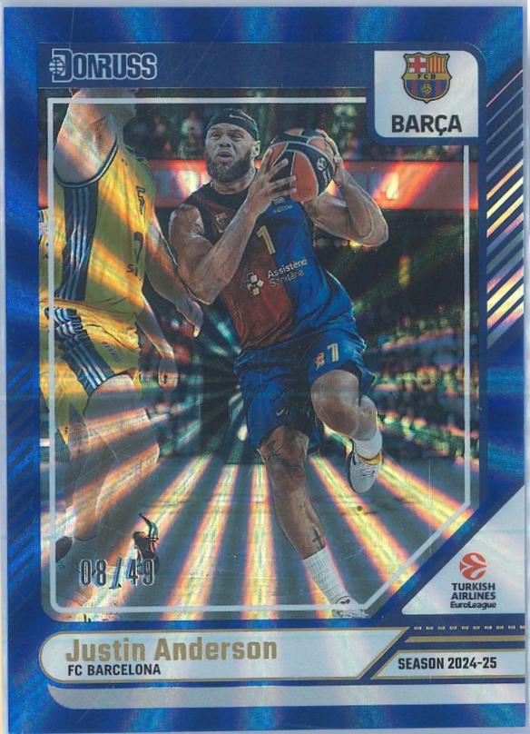 Justin Anderson [Holo Blue Laser] #119