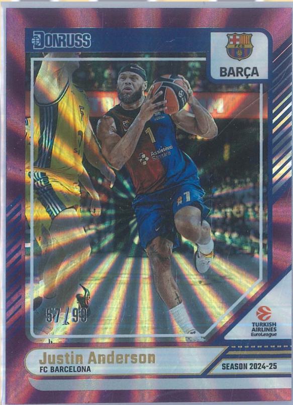 Justin Anderson [Purple Laser] #119