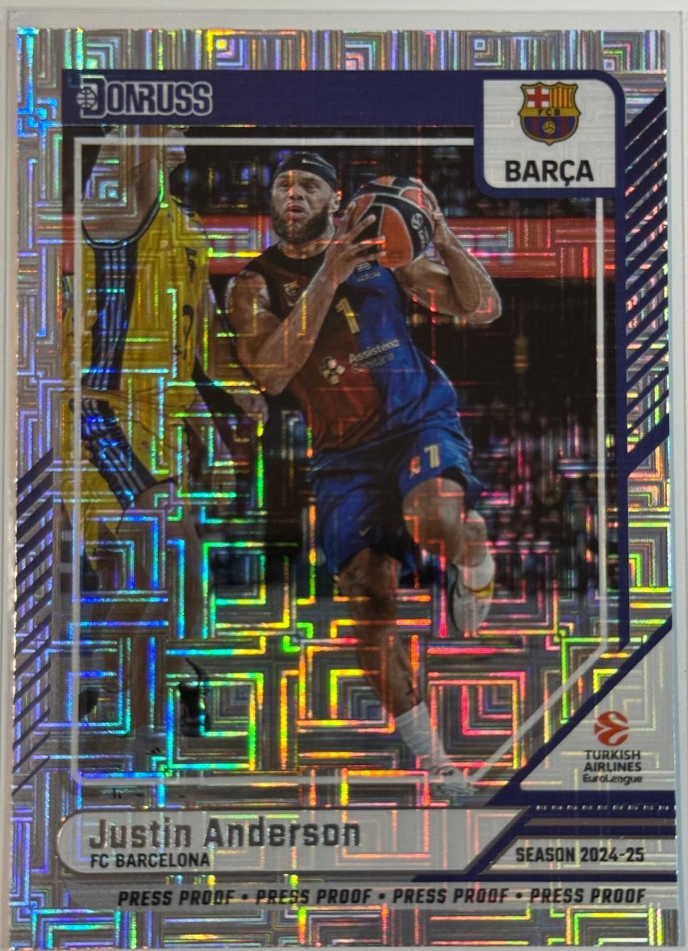 Justin Anderson [Silver Press Proof] #119