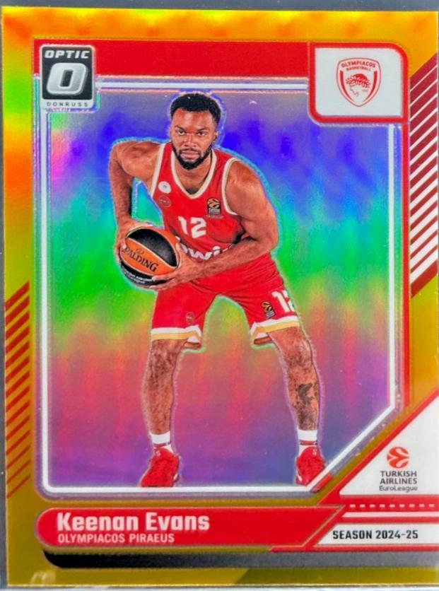 Keenan Evans [Gold Optic] #43