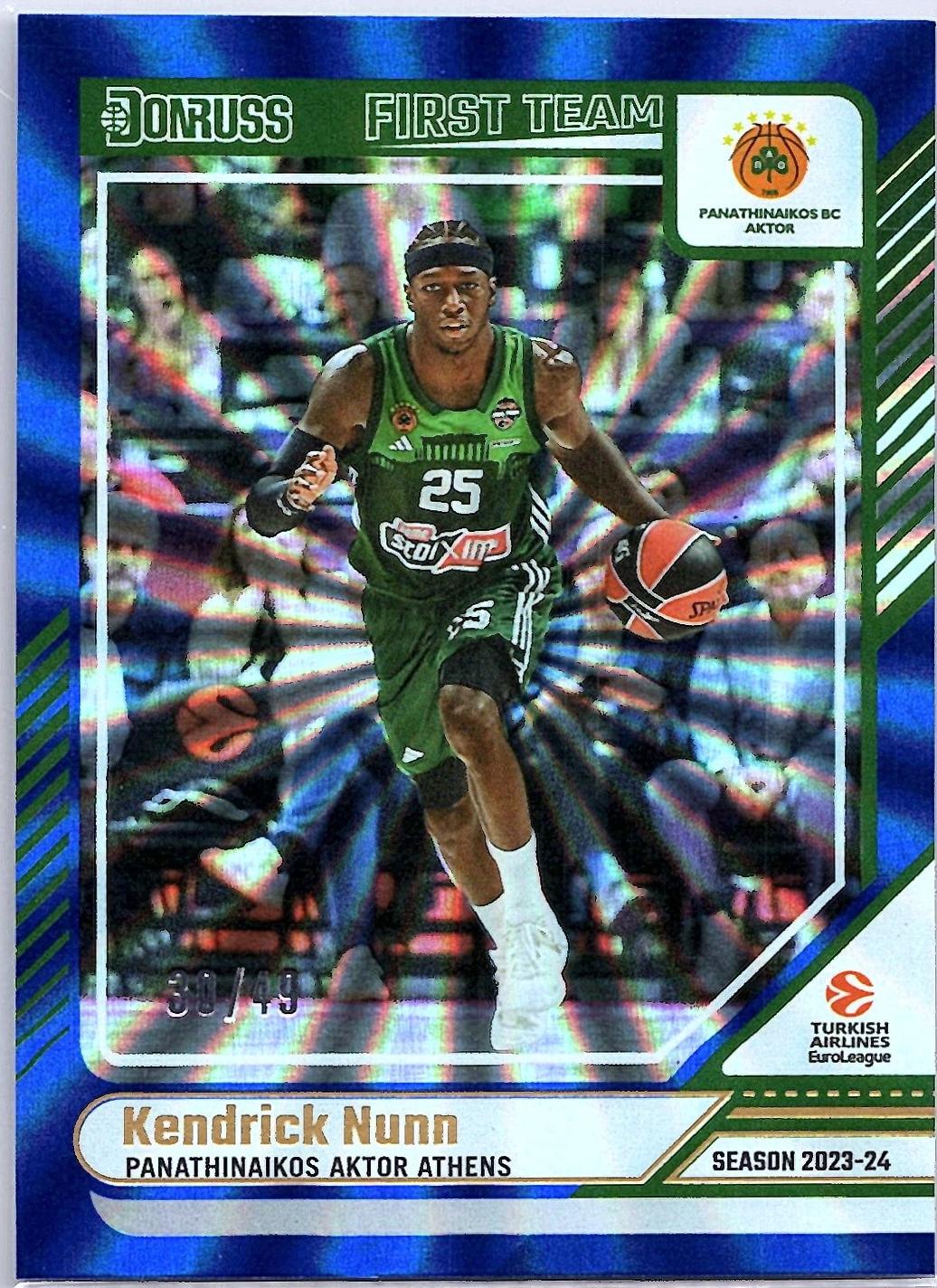 Kendrick Nunn [Holo Blue Laser] #200