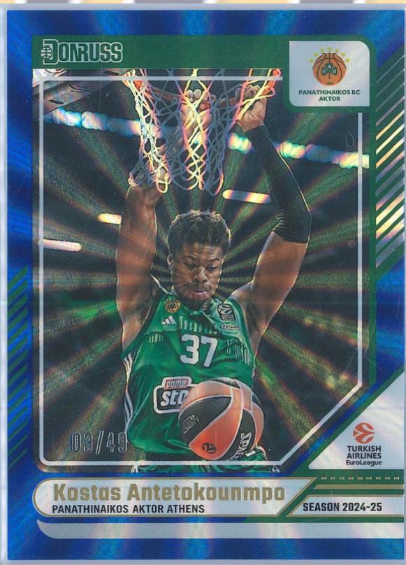 Kostas Antetokounmpo [Holo Blue Laser] #32