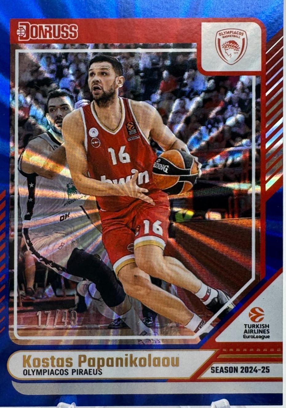 Kostas Papanikolaou [Holo Blue Laser] #13