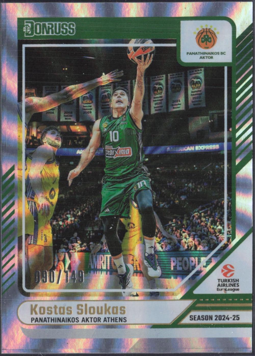 Kostas Sloukas [Holo Blue Laser] #54