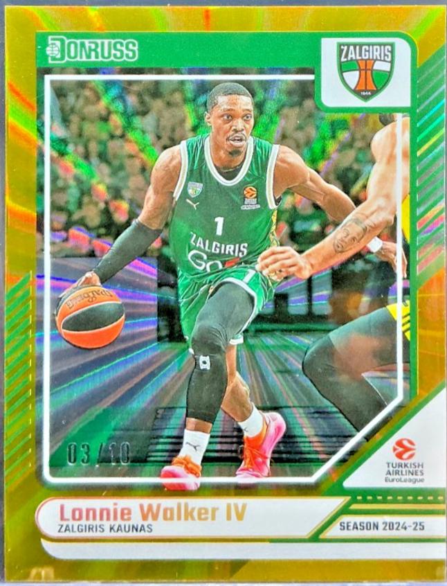 Lonnie Walker IV [Gold Laser] #122