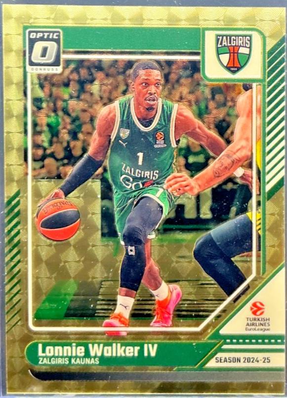 Lonnie Walker IV [Gold Vinyl Optic] #122