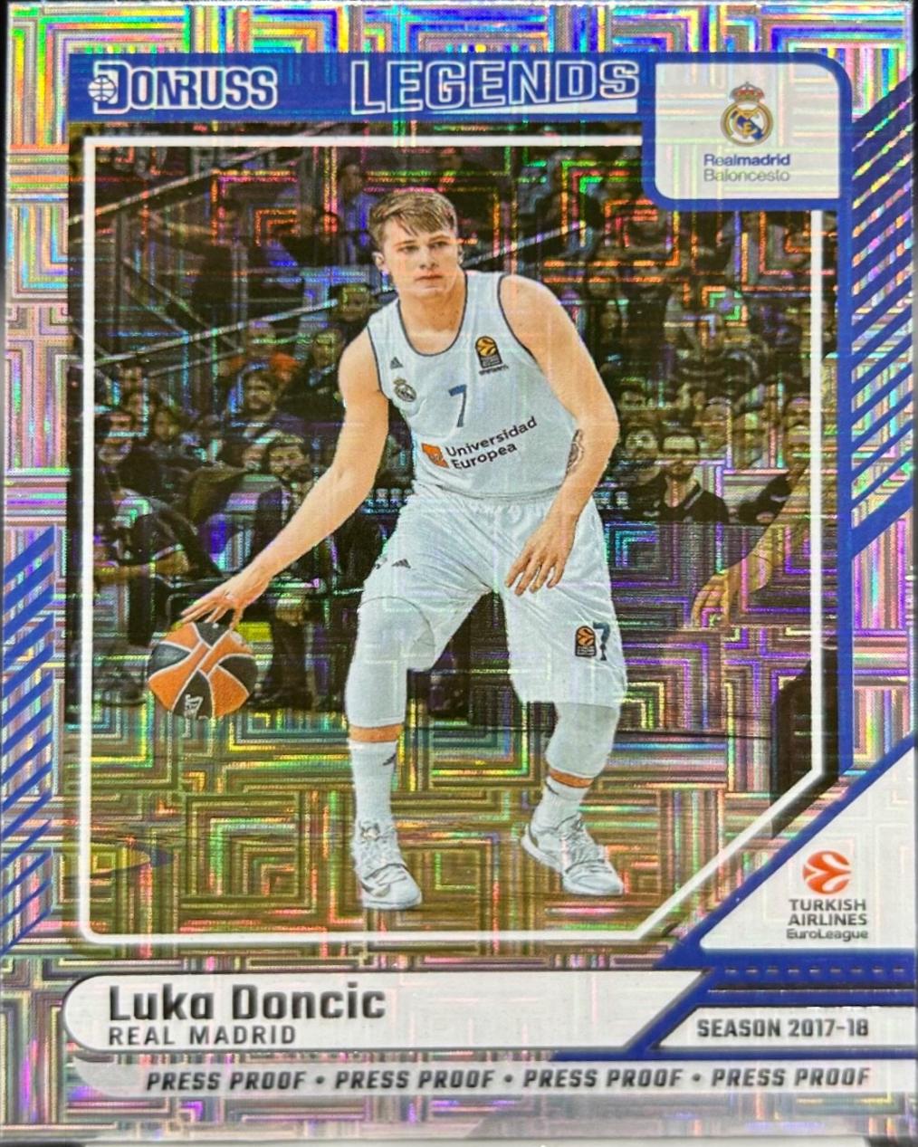 Luka Doncic [Silver Press Proof] #162