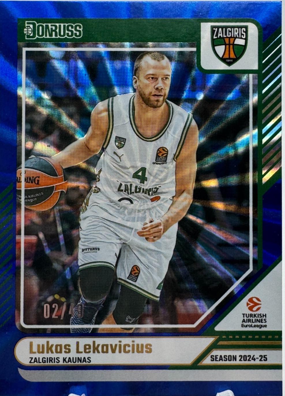 Lukas Lekavicius [Holo Blue Laser] #94
