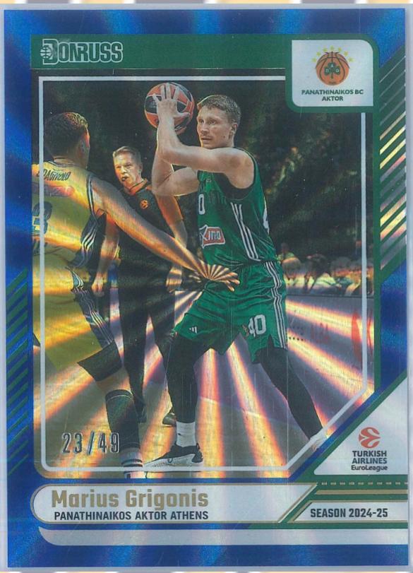Marius Grigonis [Holo Blue Laser] #144