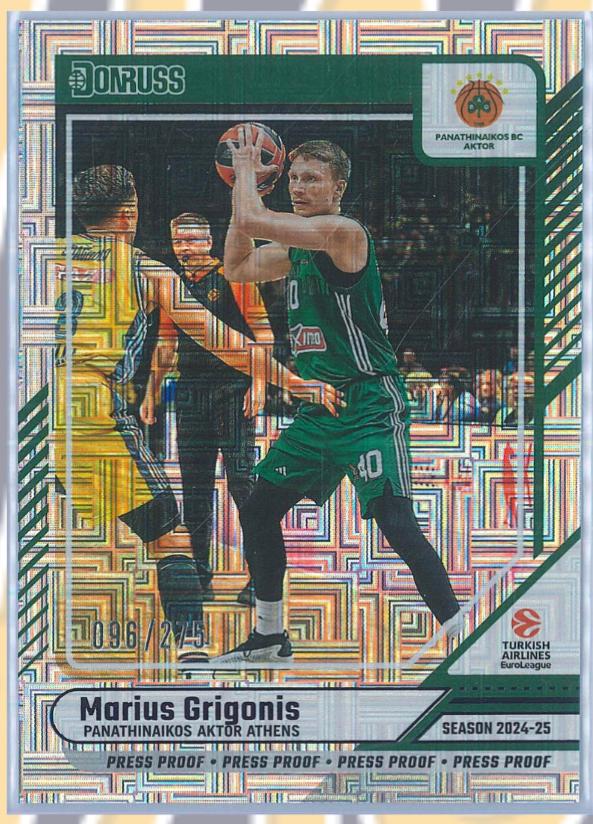 Marius Grigonis [Purple Press Proof] #144