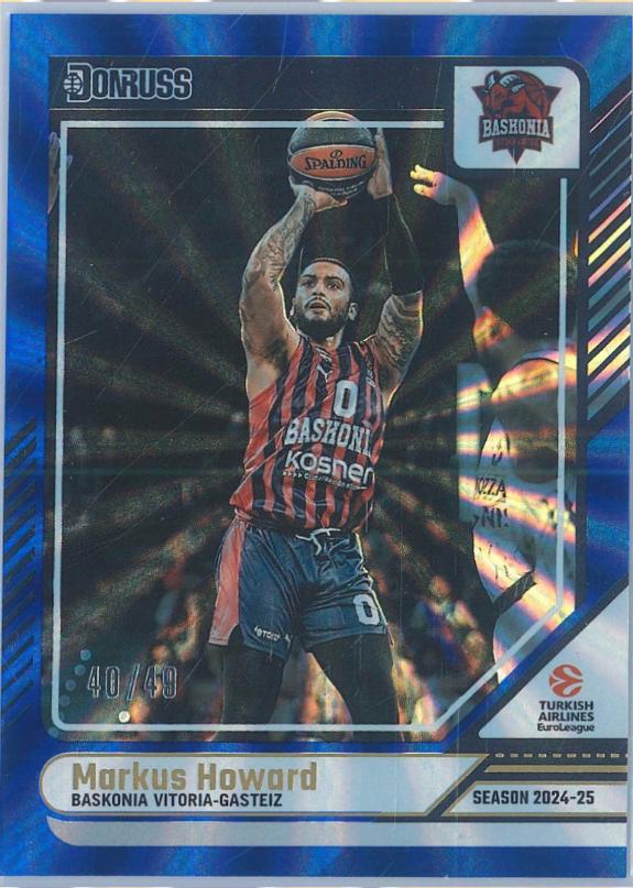 Markus Howard [Holo Blue Laser] #135