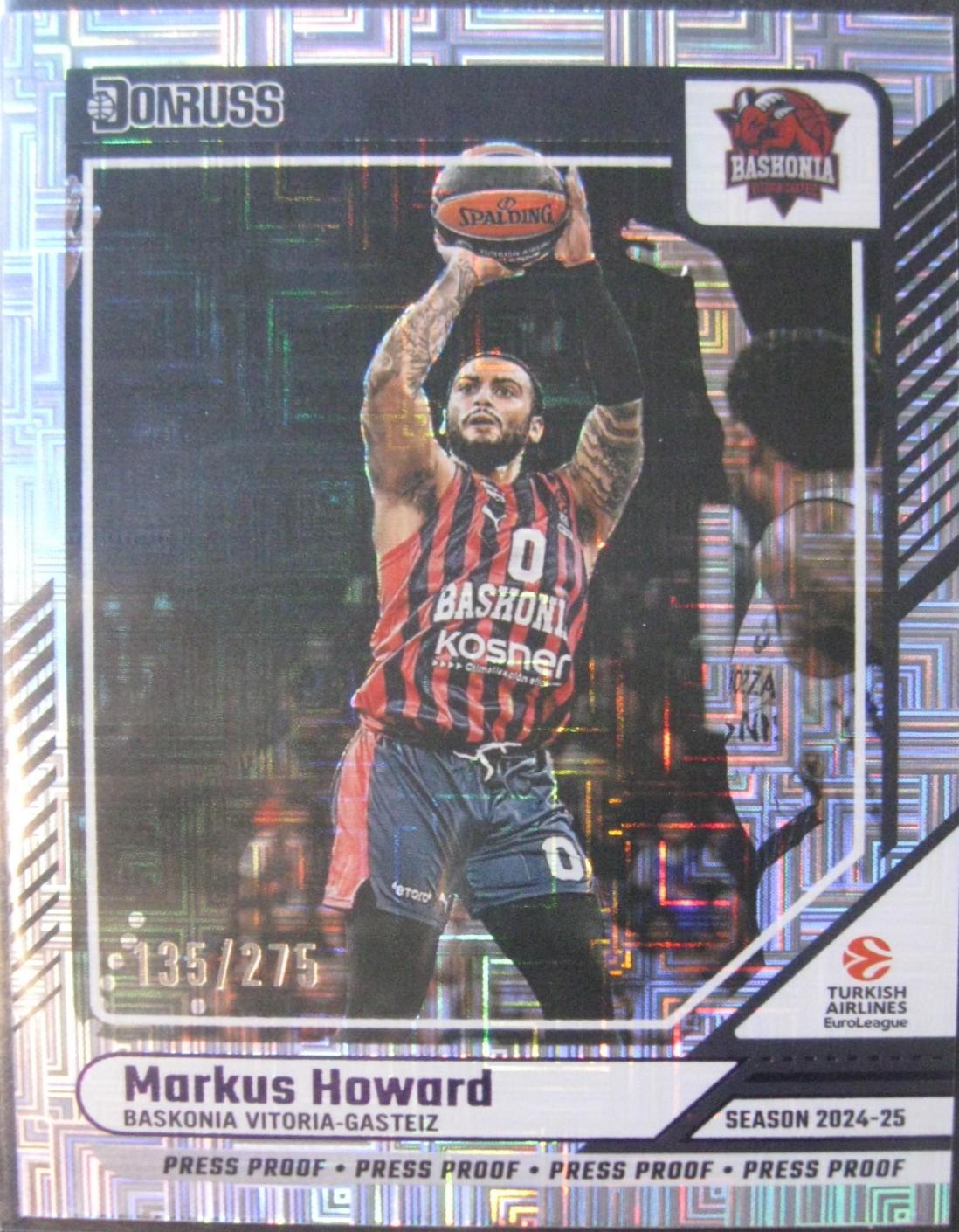 Markus Howard [Purple Press Proof] #135