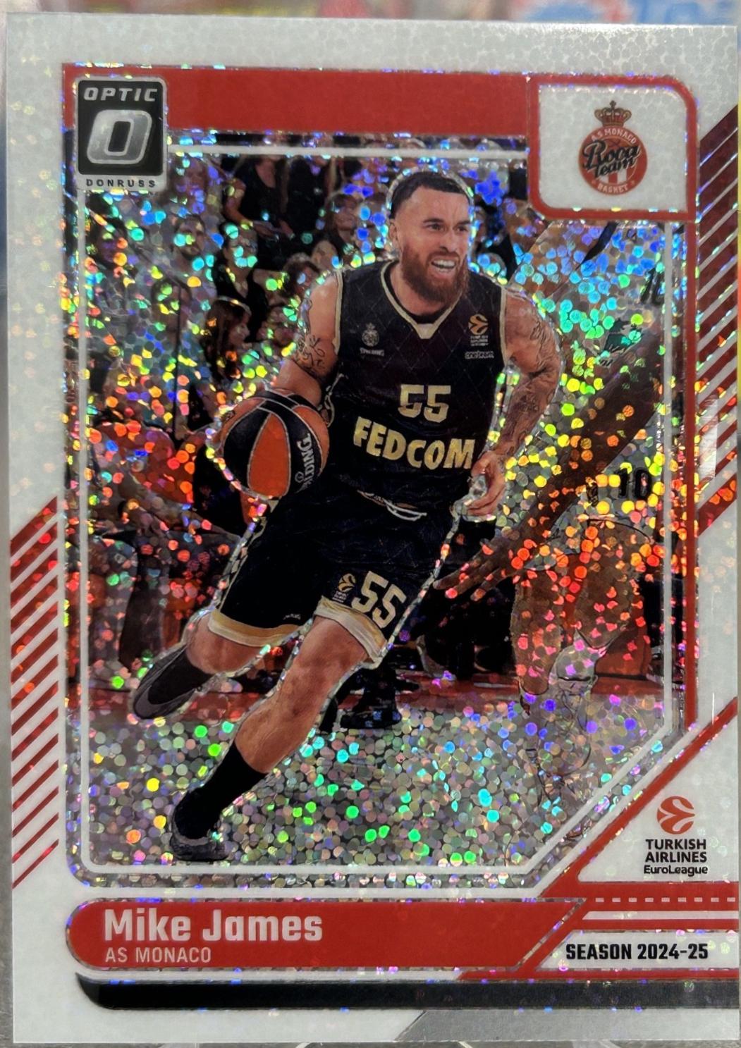 Mike James [White Sparkle Optic] #98